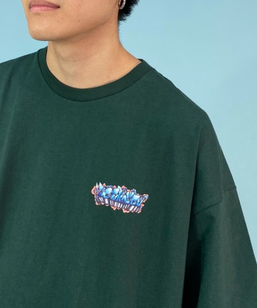 DC(ディーシー)の「【ムラサキスポーツ別注】DC/ディーシー×Takeee8コラボモデル オーバーサイズTシャツ バックプリント グラフィックTee/クルーネック ヘビーウェイト DST232050(Tシャツ/カットソー・メンズ・グリーン/ブラック/ホワイト・M/L/XL)」の16枚目の写真