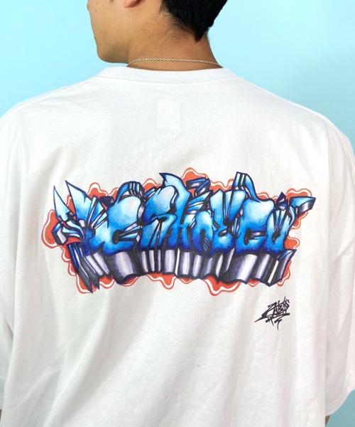 DC(ディーシー)の「【ムラサキスポーツ別注】DC/ディーシー×Takeee8コラボモデル オーバーサイズTシャツ バックプリント グラフィックTee/クルーネック ヘビーウェイト DST232050(Tシャツ/カットソー・メンズ・グリーン/ブラック/ホワイト・M/L/XL)」の7枚目の写真