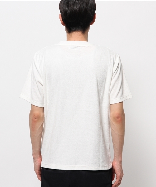 CIAOPANIC（チャオパニック）の「【Ciaopanic】　パイルTee-1（Tシャツ/カットソー・メンズ・ホワイト/ネイビー/グレー・MEDIUM/LARGE）」の6枚目の写真