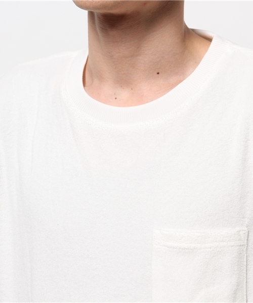 CIAOPANIC（チャオパニック）の「【Ciaopanic】　パイルTee-1（Tシャツ/カットソー・メンズ・ホワイト/ネイビー/グレー・MEDIUM/LARGE）」の7枚目の写真