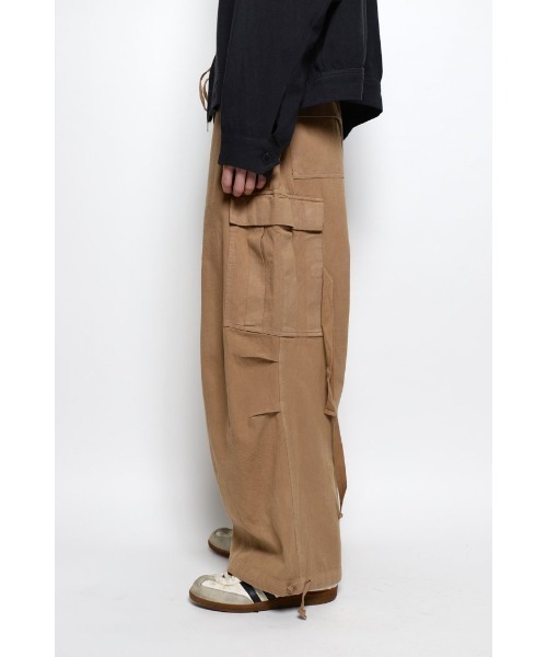 Badhiya(バディ―ヤ)の「BDU PANTS - twill(カーゴパンツ・メンズ・スミクロ/ベージュ・FREE)」の16枚目の写真