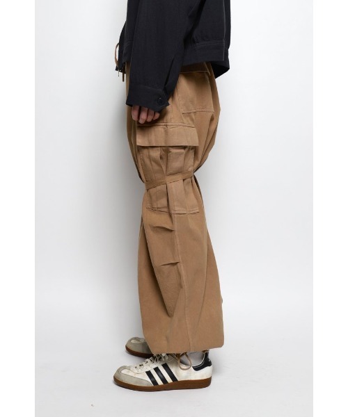 Badhiya(バディ―ヤ)の「BDU PANTS - twill(カーゴパンツ・メンズ・スミクロ/ベージュ・FREE)」の13枚目の写真