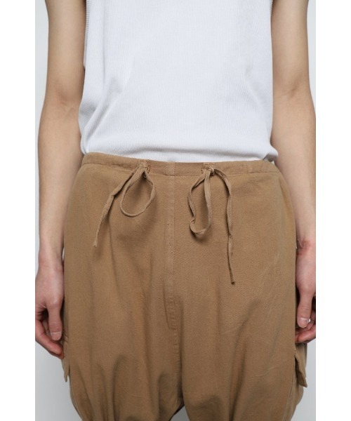 Badhiya(バディ―ヤ)の「BDU PANTS - twill(カーゴパンツ・メンズ・スミクロ/ベージュ・FREE)」の11枚目の写真