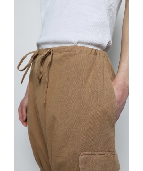 Badhiya(バディ―ヤ)の「BDU PANTS - twill(カーゴパンツ・メンズ・スミクロ/ベージュ・FREE)」の10枚目の写真