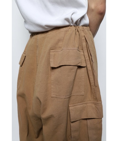 Badhiya(バディ―ヤ)の「BDU PANTS - twill(カーゴパンツ・メンズ・スミクロ/ベージュ・FREE)」の8枚目の写真