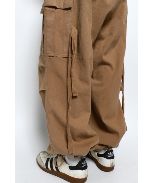 Badhiya(バディ―ヤ)の「BDU PANTS - twill(カーゴパンツ・メンズ・スミクロ/ベージュ・FREE)」の6枚目の写真