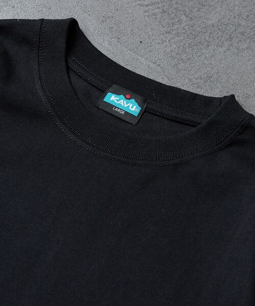 FREAK'S STORE(フリークスストア)の「【限定展開】KAVU×FREAK'S STORE/カブー 別注 ビッグシルエット バックプリントTシャツ/TOUR TEE(Tシャツ/カットソー・メンズ・ホワイト/ブラック/ベージュ/グリーン・SMALL/MEDIUM/LARGE)」の8枚目の写真