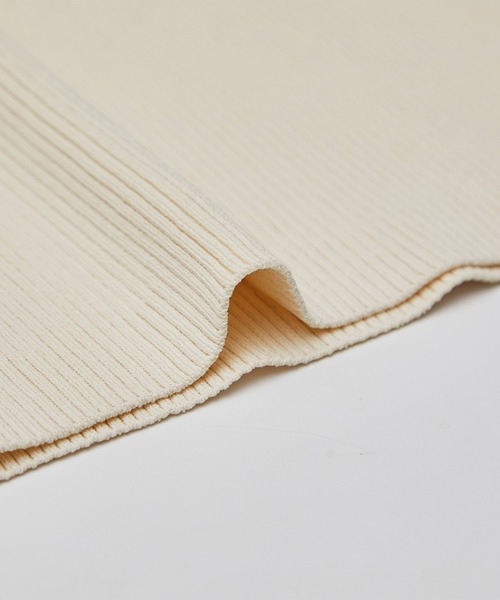 ROPE' PICNIC（ロペピクニック）の「スクエアネックリブニットプルオーバー（ニット/セーター・レディース・ライトグリーン/ターコイズブルー/キナリ/ホワイト系その他5/ブラック・38）」の13枚目の写真