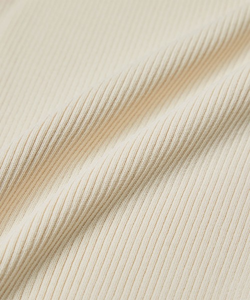 ROPE' PICNIC（ロペピクニック）の「スクエアネックリブニットプルオーバー（ニット/セーター・レディース・ライトグリーン/ターコイズブルー/キナリ/ホワイト系その他5/ブラック・38）」の14枚目の写真