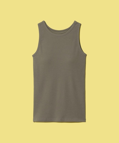 FOREVER 21（フォーエバー トゥエンティーワン）の「【BASIC】カップ付きアメスリタンク（タンクトップ・レディース・ブラック/オフホワイト/グレー・MEDIUM/SMALL）」の5枚目の写真