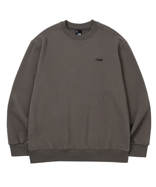 FCMM（エフシーエムエム）の「【UNISEX】CLUB ESSENTIAL SWEATSHIRT/クラブエッセンシャルスウェットシャツ（スウェット・メンズ・ワインレッド/ホワイト/ブラウン/アイボリー/ブラック/ライトグレー/ナチュラル/グレー・LARGE/X-LARGE/MEDIUM）」の6枚目の写真