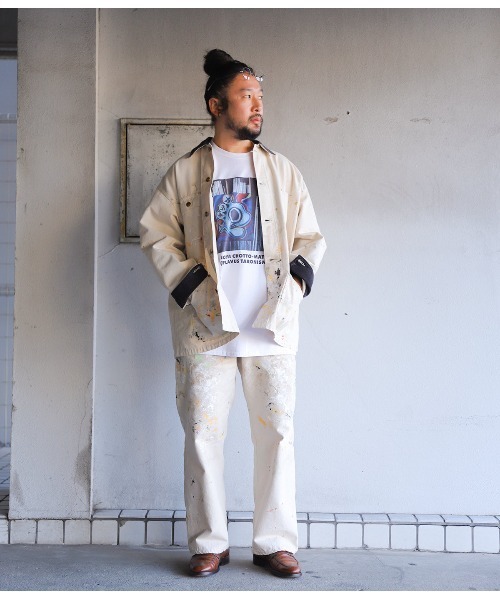 tone ワークパンツ サイズ3 ベージュ 2024】メンズワークパンツコーデ