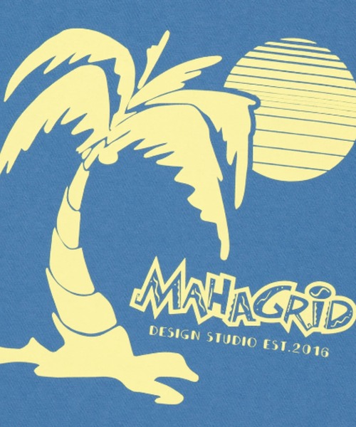 MAHAGRID（マハグリッド）の「『mahagrid/マハグリッド』SUNSET BEACH TEE/サンセット 半袖 カットソー（Tシャツ/カットソー・レディース・ブルー/ブラック/ホワイト・M/L）」の14枚目の写真