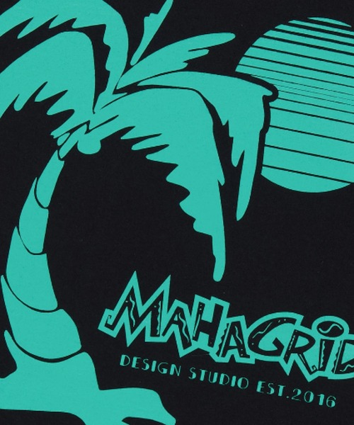 MAHAGRID（マハグリッド）の「『mahagrid/マハグリッド』SUNSET BEACH TEE/サンセット 半袖 カットソー（Tシャツ/カットソー・レディース・ブルー/ブラック/ホワイト・M/L）」の11枚目の写真