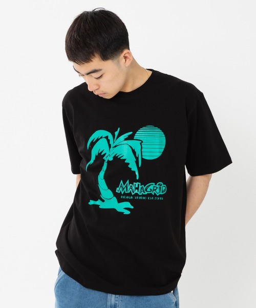 MAHAGRID（マハグリッド）の「『mahagrid/マハグリッド』SUNSET BEACH TEE/サンセット 半袖 カットソー（Tシャツ/カットソー・レディース・ブルー/ブラック/ホワイト・M/L）」の16枚目の写真