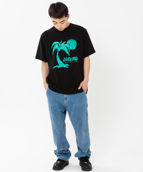 MAHAGRID（マハグリッド）の「『mahagrid/マハグリッド』SUNSET BEACH TEE/サンセット 半袖 カットソー（Tシャツ/カットソー・レディース・ブルー/ブラック/ホワイト・M/L）」の18枚目の写真