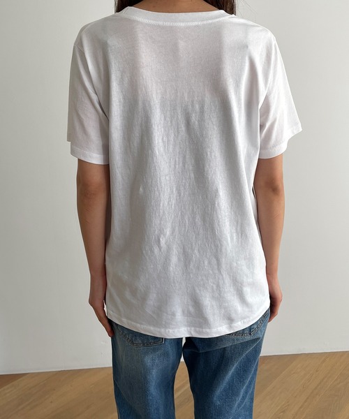 CANAL JEAN（キャナルジーン）の「El mar(エルマール) "It is all"半袖Tシャツ（Tシャツ/カットソー・レディース・カーキ/ホワイト・ONE SIZE）」の11枚目の写真