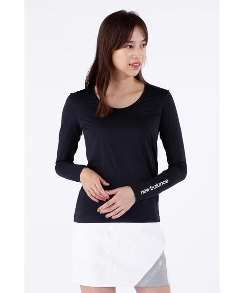 New Balance Golf（ニューバランスゴルフ）の「【new balance golf】4WAYベア天竺 Uネック インナー プルオーバー (WOMENS SPORT)（Tシャツ/カットソー・レディース・ブラック/ホワイト/グレー系その他2・MEDIUM/LARGE/SMALL）」の14枚目の写真