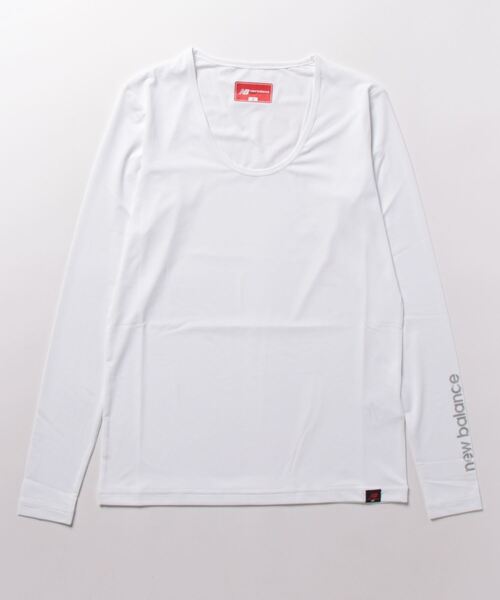 New Balance Golf（ニューバランスゴルフ）の「【new balance golf】4WAYベア天竺 Uネック インナー プルオーバー (WOMENS SPORT)（Tシャツ/カットソー・レディース・ブラック/ホワイト/グレー系その他2・MEDIUM/LARGE/SMALL）」の4枚目の写真
