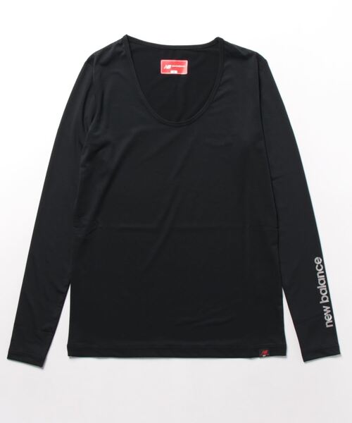 New Balance Golf（ニューバランスゴルフ）の「【new balance golf】4WAYベア天竺 Uネック インナー プルオーバー (WOMENS SPORT)（Tシャツ/カットソー・レディース・ブラック/ホワイト/グレー系その他2・MEDIUM/LARGE/SMALL）」の5枚目の写真