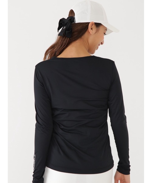 New Balance Golf（ニューバランスゴルフ）の「【new balance golf】4WAYベア天竺 Uネック インナー プルオーバー (WOMENS SPORT)（Tシャツ/カットソー・レディース・ブラック/ホワイト/グレー系その他2・MEDIUM/LARGE/SMALL）」の13枚目の写真