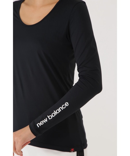 New Balance Golf（ニューバランスゴルフ）の「【new balance golf】4WAYベア天竺 Uネック インナー プルオーバー (WOMENS SPORT)（Tシャツ/カットソー・レディース・ブラック/ホワイト/グレー系その他2・MEDIUM/LARGE/SMALL）」の10枚目の写真
