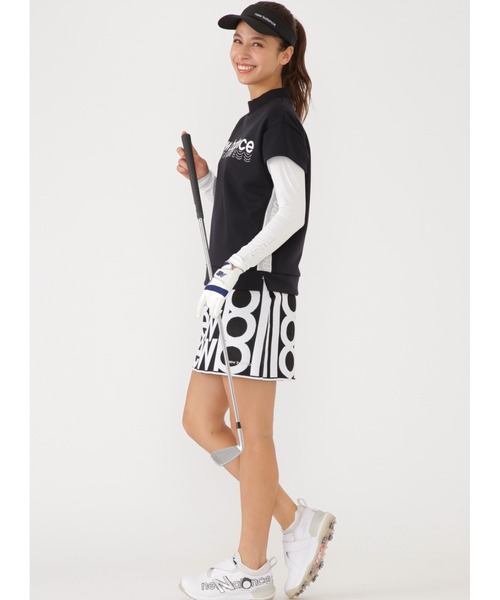 New Balance Golf（ニューバランスゴルフ）の「【new balance golf】4WAYベア天竺 Uネック インナー プルオーバー (WOMENS SPORT)（Tシャツ/カットソー・レディース・ブラック/ホワイト/グレー系その他2・MEDIUM/LARGE/SMALL）」の8枚目の写真
