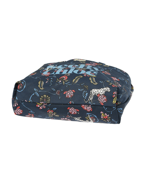 SEE BY CHLOE（シーバイクロエ）の「GIMMICK MINI SHOPPING BAG（ショルダーバッグ・レディース・グレー/ネイビー・FREE）」の5枚目の写真