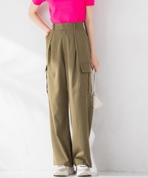 【今季トレンド！】ダッドスラックスカーゴパンツ《手洗い可能》