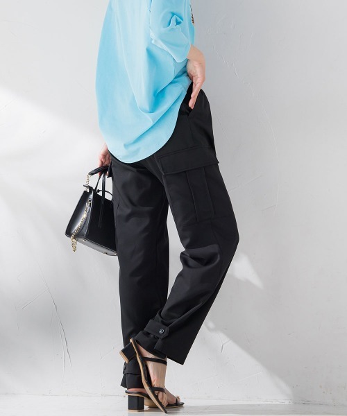 VICKY（ビッキー）の「【今季トレンド！】ダッドスラックスカーゴパンツ《手洗い可能》（カーゴパンツ・レディース・カーキ/ブラック/ブルー/イエロー・M）」の6枚目の写真
