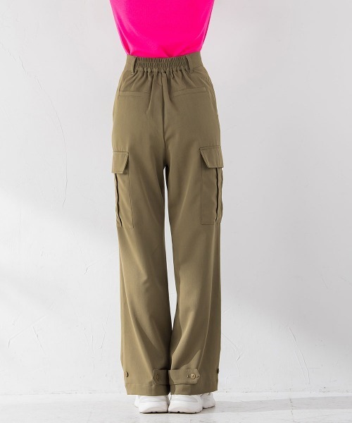 VICKY（ビッキー）の「【今季トレンド！】ダッドスラックスカーゴパンツ《手洗い可能》（カーゴパンツ・レディース・カーキ/ブラック/ブルー/イエロー・M）」の18枚目の写真