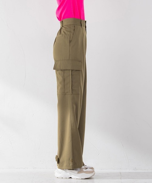 VICKY（ビッキー）の「【今季トレンド！】ダッドスラックスカーゴパンツ《手洗い可能》（カーゴパンツ・レディース・カーキ/ブラック/ブルー/イエロー・M）」の17枚目の写真