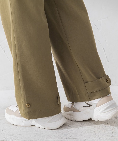 VICKY（ビッキー）の「【今季トレンド！】ダッドスラックスカーゴパンツ《手洗い可能》（カーゴパンツ・レディース・カーキ/ブラック/ブルー/イエロー・M）」の21枚目の写真