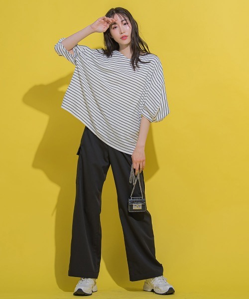 VICKY（ビッキー）の「【今季トレンド！】ダッドスラックスカーゴパンツ《手洗い可能》（カーゴパンツ・レディース・カーキ/ブラック/ブルー/イエロー・M）」の15枚目の写真