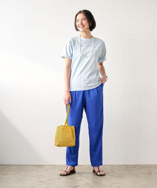 パラスパレス　リネンテーパードパンツ size SHORT/TALLあり］BREEZE LINEN ブリーズリネン テーパード パンツ