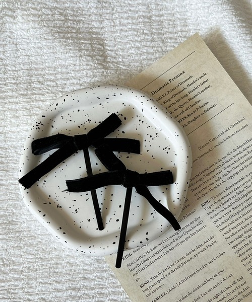 cuorequal（クオレコール）の「2setリボンヘアピン（ヘアピン・レディース・ブラック/ブラック系その他・FREE）」の3枚目の写真