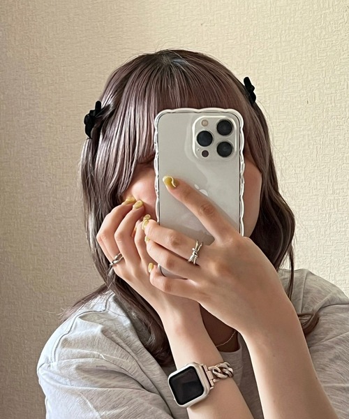 cuorequal（クオレコール）の「2setリボンヘアピン（ヘアピン・レディース・ブラック/ブラック系その他・FREE）」の5枚目の写真