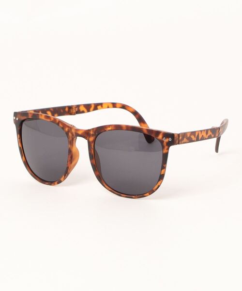 Ritzy（リッツィー）の「折り畳み式ボストン型サングラス（サングラス・レディース・ブラウン/ピンク/イエロー/ブラック/その他・FREE）」の2枚目の写真