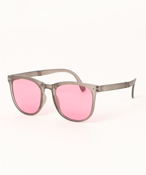 Ritzy（リッツィー）の「折り畳み式ボストン型サングラス（サングラス・レディース・ブラウン/ピンク/イエロー/ブラック/その他・FREE）」の18枚目の写真