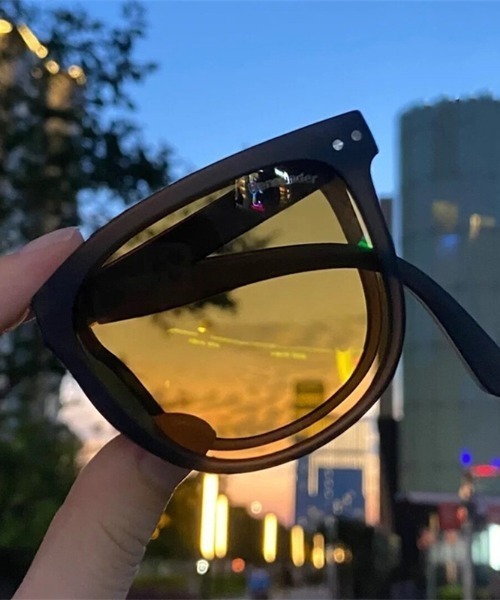 Ritzy（リッツィー）の「折り畳み式ボストン型サングラス（サングラス・レディース・ブラウン/ピンク/イエロー/ブラック/その他・FREE）」の14枚目の写真