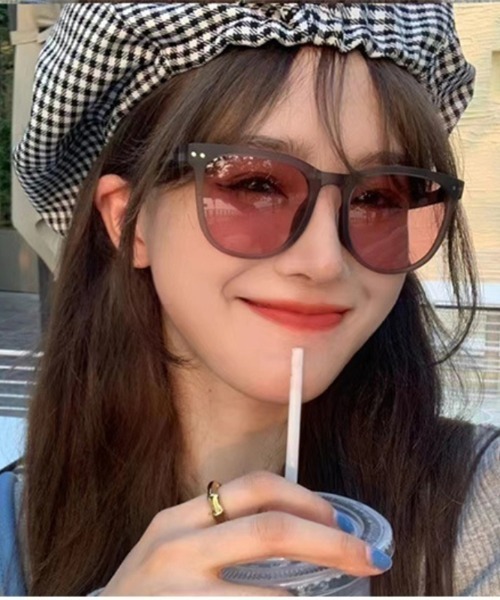 Ritzy（リッツィー）の「折り畳み式ボストン型サングラス（サングラス・レディース・ブラウン/ピンク/イエロー/ブラック/その他・FREE）」の20枚目の写真