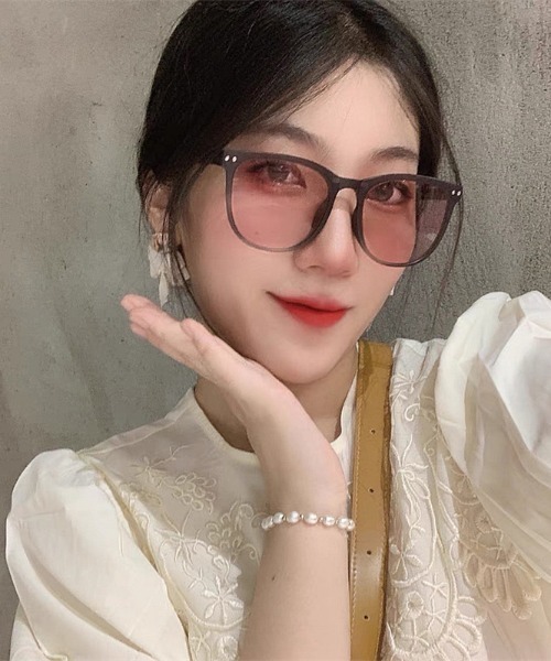 Ritzy（リッツィー）の「折り畳み式ボストン型サングラス（サングラス・レディース・ブラウン/ピンク/イエロー/ブラック/その他・FREE）」の7枚目の写真