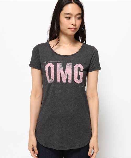OUTLET(アウトレット)の「【CIAOPANIC TYPY】USA OMG Tee(Tシャツ/カットソー・レディース・ブラック・FREE)」の2枚目の写真