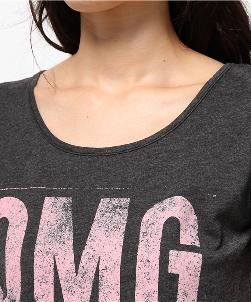 OUTLET(アウトレット)の「【CIAOPANIC TYPY】USA OMG Tee(Tシャツ/カットソー・レディース・ブラック・FREE)」の5枚目の写真