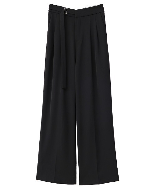 ISOOK（アイスー）の「Wide gurkha slacks / ワイドグルカスラックス(ai select)（スラックス・レディース・ブラック・FREE）」の6枚目の写真