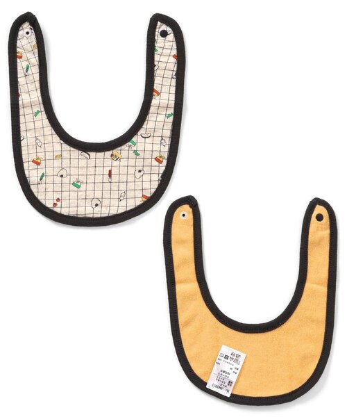 BREEZE（ブリーズ）の「リバーシブルスタイ マイファーストブリーズ（スタイ/よだれかけ・キッズ・ベージュ/パープル/ブラック/グレー/ブラウン/ターコイズブルー/チェック/チャコール/オレンジ/グリーン/アイボリー/オフホワイト/ミント/レインボー/ラベンダー・80）」の22枚目の写真