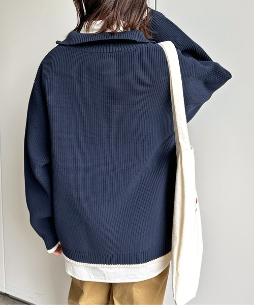 セール】スポンジニットハーフジップ（ニット/セーター）｜CPCM