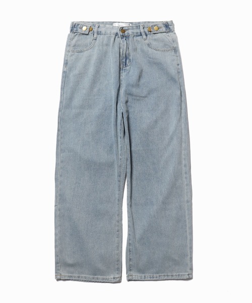 ROOPTOKYO（ループトウキョウ）の「▲flour design denim pants/フラワーデザインデニムパンツ（デニムパンツ・レディース・ライトブルー・L/M/XL）」の11枚目の写真