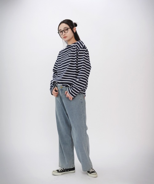 ROOPTOKYO（ループトウキョウ）の「▲flour design denim pants/フラワーデザインデニムパンツ（デニムパンツ・レディース・ライトブルー・L/M/XL）」の20枚目の写真