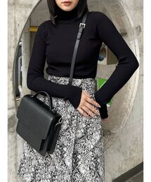 MURUA | ルーズネックミニマルタートル(ニット/セーター)